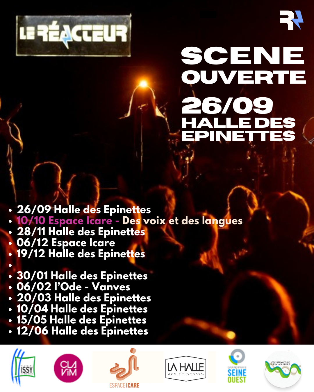 SCENES OUVERTES REACTEUR